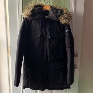 Aritzia Black Winter Jacket - TNA | Fur Trim (NWOT)